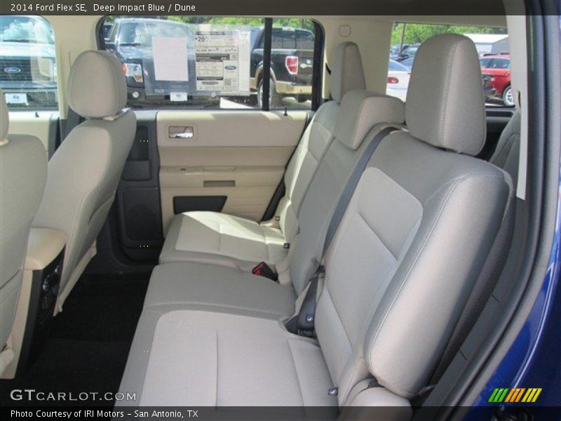 Deep Impact Blue / Dune 2014 Ford Flex SE