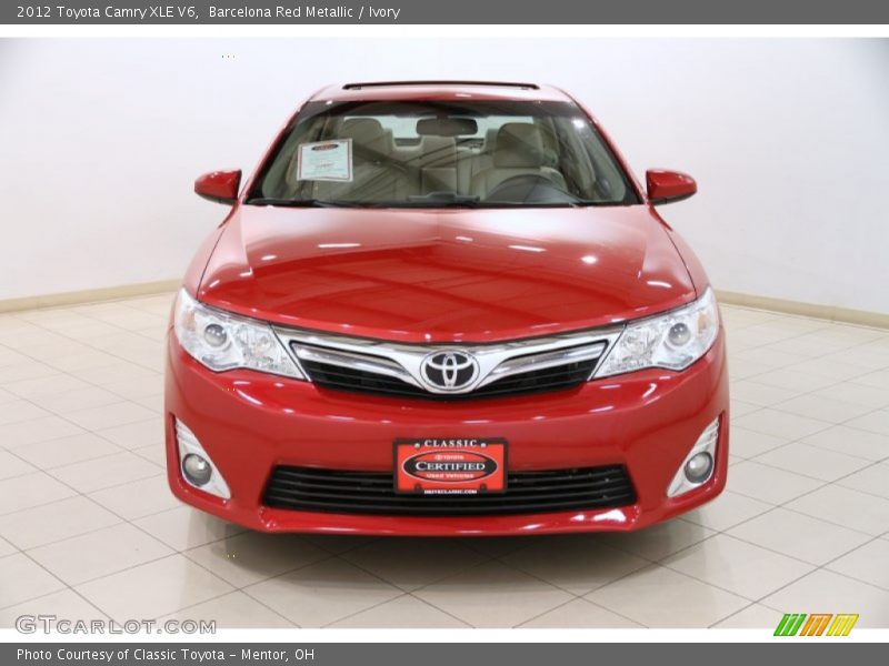 Barcelona Red Metallic / Ivory 2012 Toyota Camry XLE V6