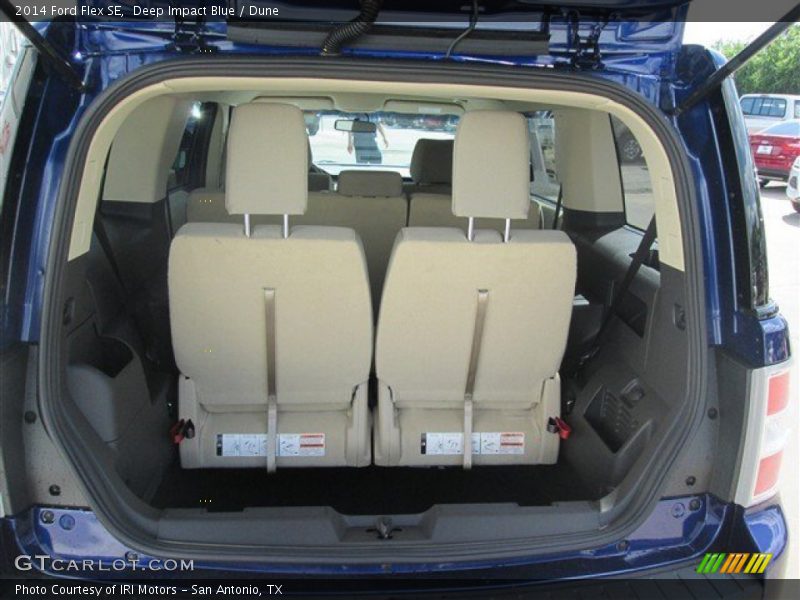 Deep Impact Blue / Dune 2014 Ford Flex SE
