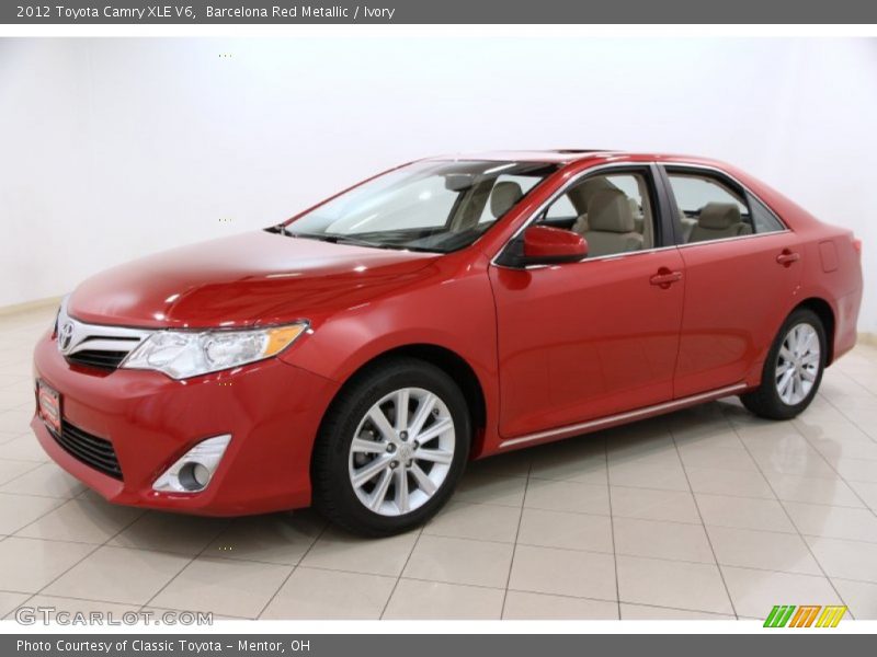 Barcelona Red Metallic / Ivory 2012 Toyota Camry XLE V6