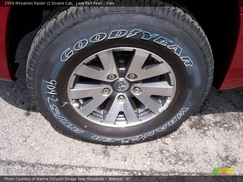 Lava Red Pearl / Slate 2009 Mitsubishi Raider LS Double Cab
