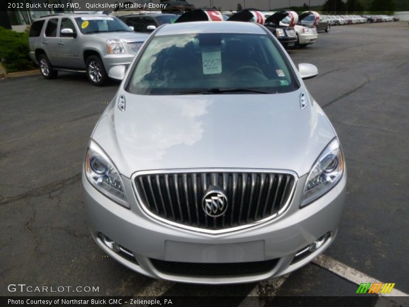 Quicksilver Metallic / Ebony 2012 Buick Verano FWD