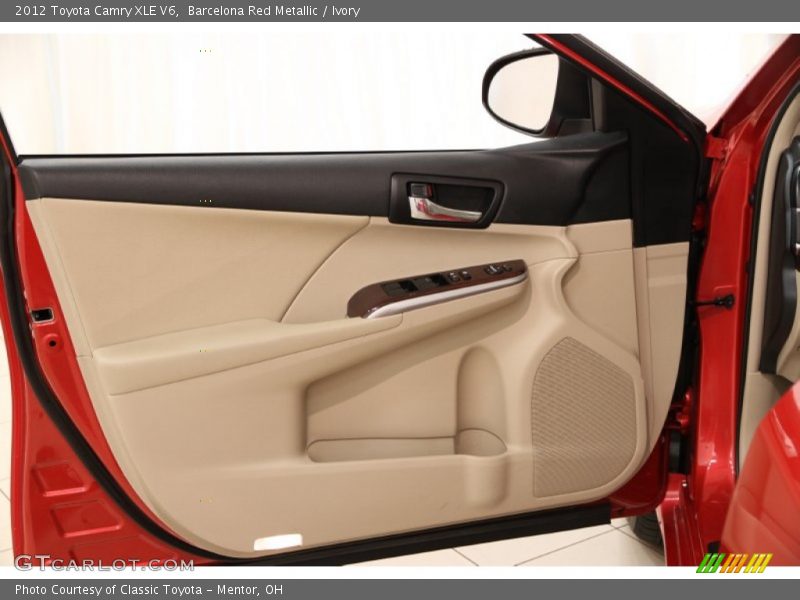 Barcelona Red Metallic / Ivory 2012 Toyota Camry XLE V6