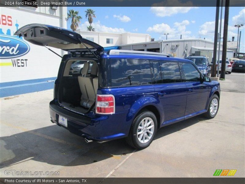 Deep Impact Blue / Dune 2014 Ford Flex SE