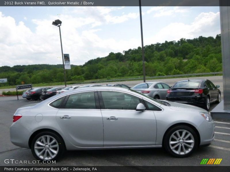 Quicksilver Metallic / Ebony 2012 Buick Verano FWD