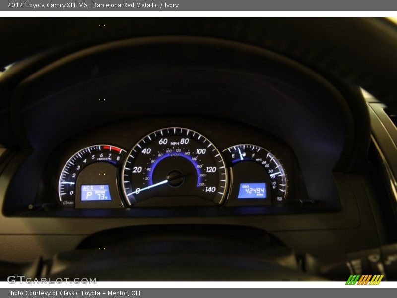 Barcelona Red Metallic / Ivory 2012 Toyota Camry XLE V6