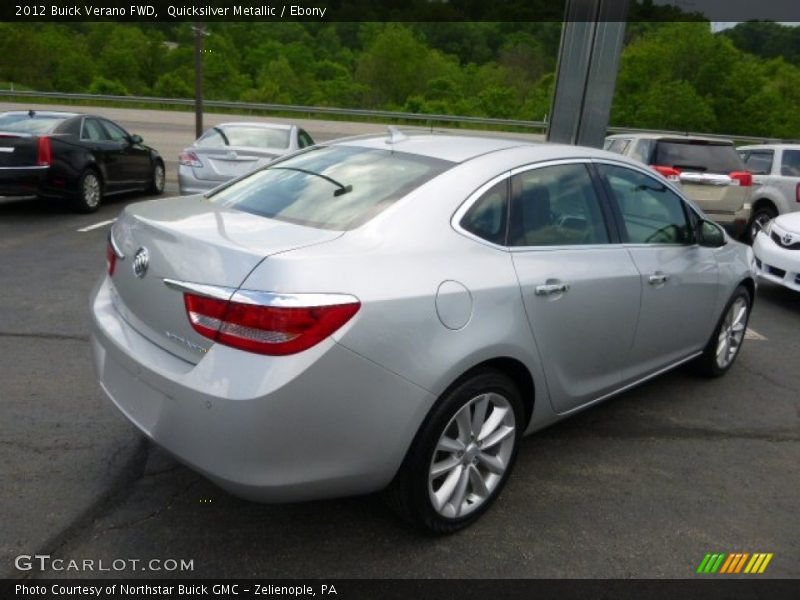 Quicksilver Metallic / Ebony 2012 Buick Verano FWD