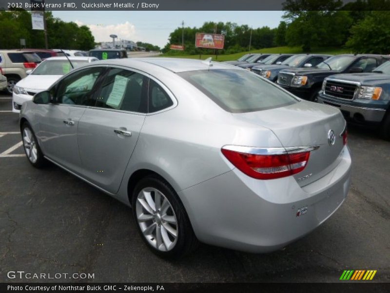 Quicksilver Metallic / Ebony 2012 Buick Verano FWD