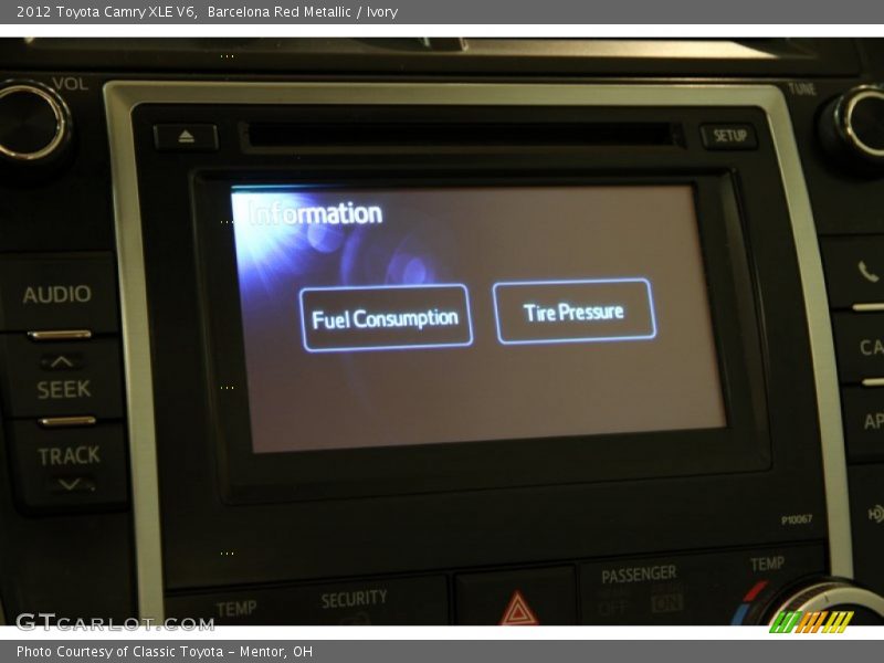 Barcelona Red Metallic / Ivory 2012 Toyota Camry XLE V6