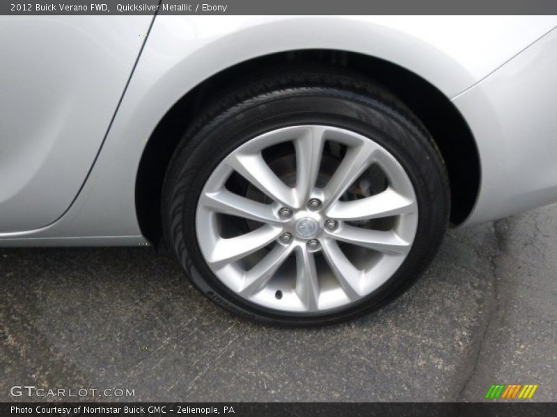 Quicksilver Metallic / Ebony 2012 Buick Verano FWD