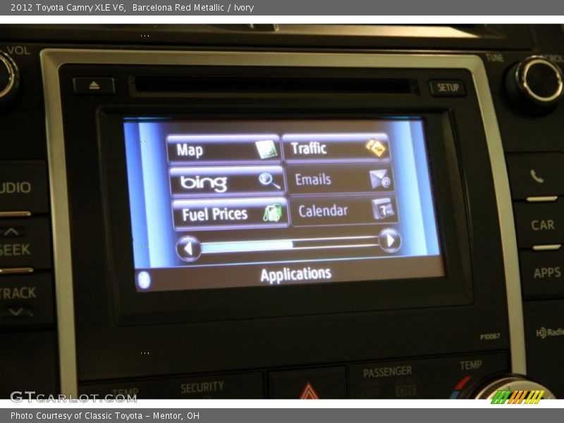 Barcelona Red Metallic / Ivory 2012 Toyota Camry XLE V6
