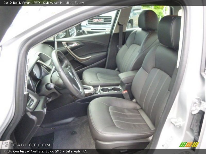 Quicksilver Metallic / Ebony 2012 Buick Verano FWD
