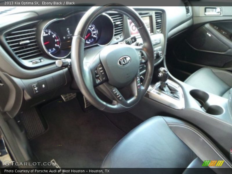 Ebony Black / Black 2013 Kia Optima SX