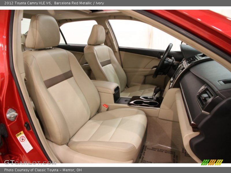 Barcelona Red Metallic / Ivory 2012 Toyota Camry XLE V6