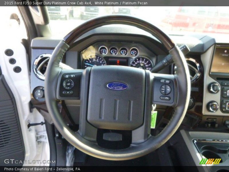  2015 F350 Super Duty Platinum Crew Cab 4x4 Steering Wheel