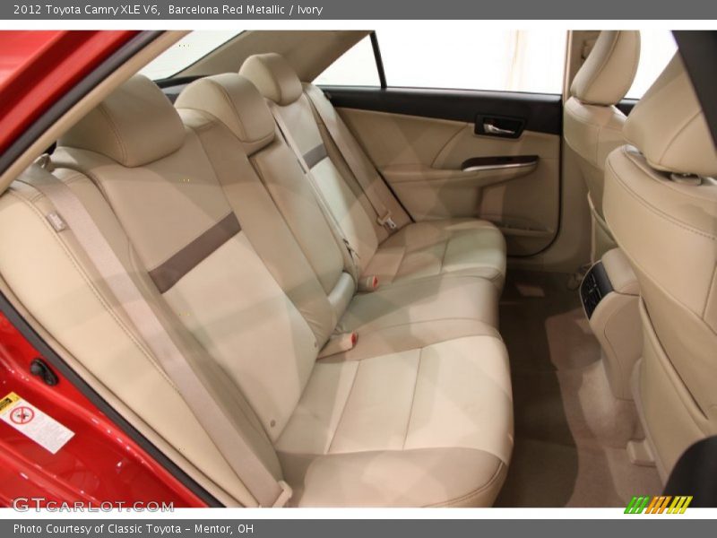 Barcelona Red Metallic / Ivory 2012 Toyota Camry XLE V6