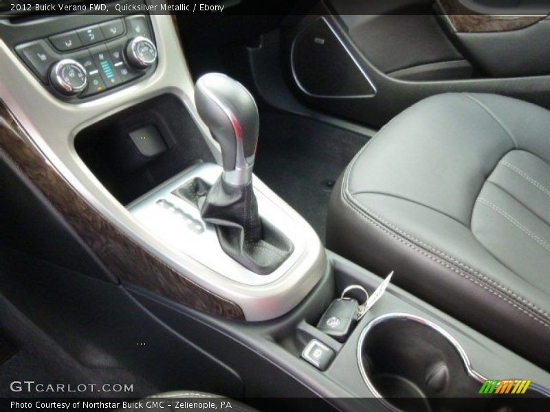 Quicksilver Metallic / Ebony 2012 Buick Verano FWD