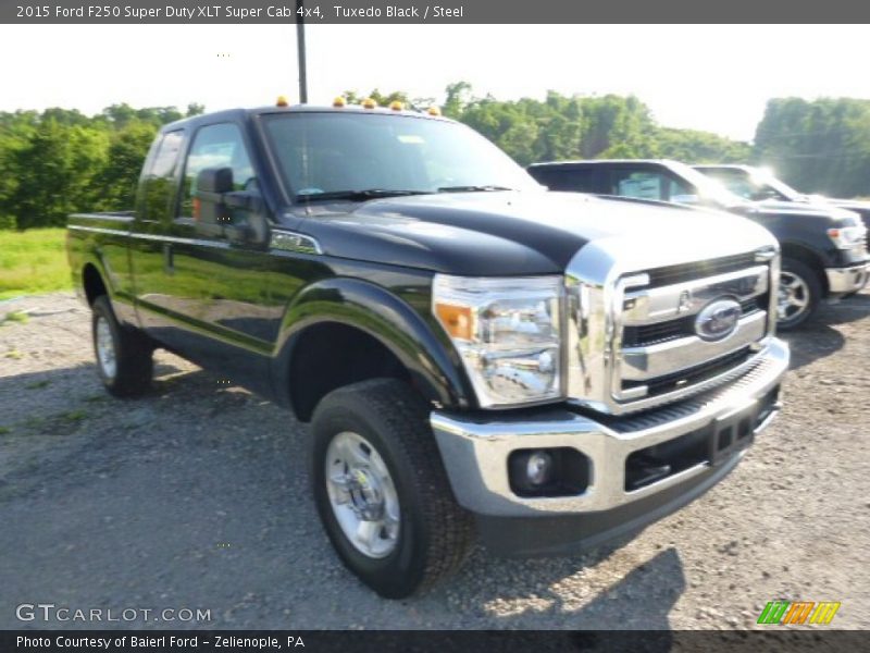 Tuxedo Black / Steel 2015 Ford F250 Super Duty XLT Super Cab 4x4