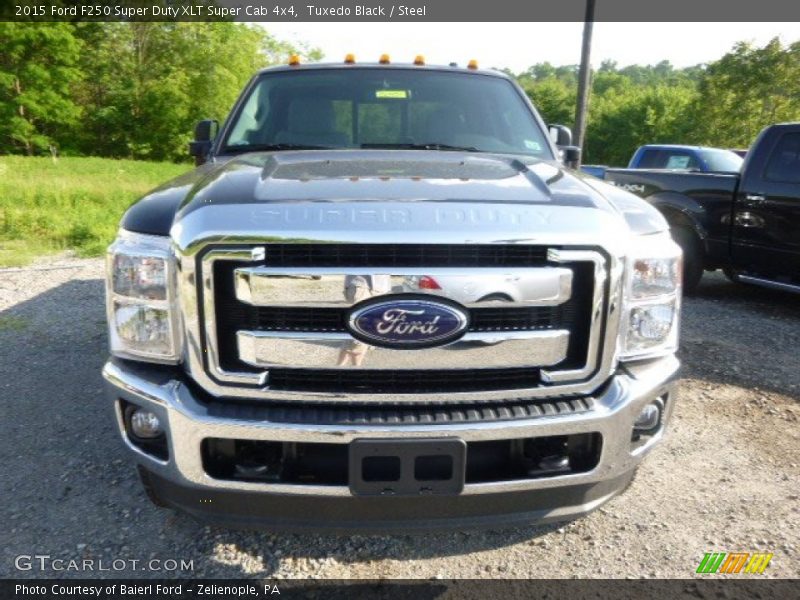Tuxedo Black / Steel 2015 Ford F250 Super Duty XLT Super Cab 4x4