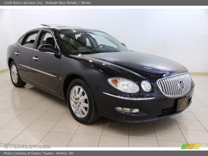 Midnight Blue Metallic / Ebony 2008 Buick LaCrosse CXL