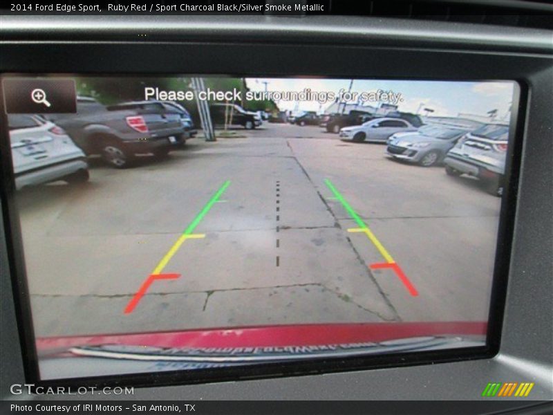Ruby Red / Sport Charcoal Black/Silver Smoke Metallic 2014 Ford Edge Sport