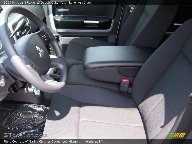 Yosemite White / Slate 2009 Mitsubishi Raider LS Double Cab