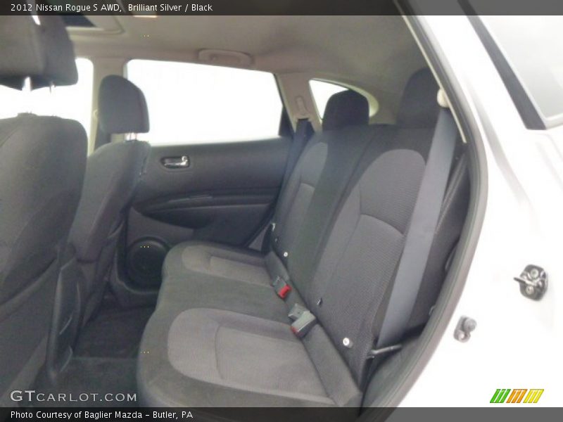 Brilliant Silver / Black 2012 Nissan Rogue S AWD