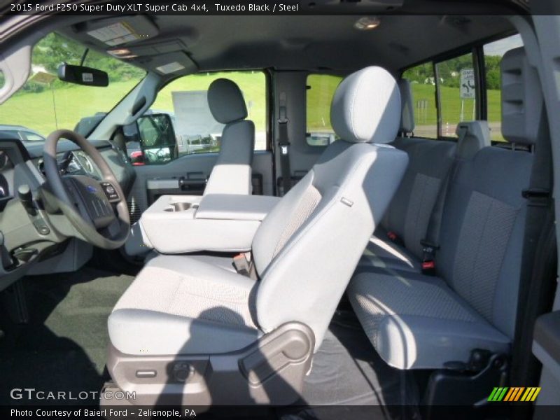 Tuxedo Black / Steel 2015 Ford F250 Super Duty XLT Super Cab 4x4