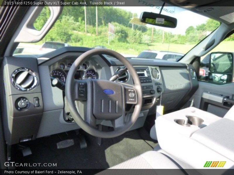 Tuxedo Black / Steel 2015 Ford F250 Super Duty XLT Super Cab 4x4