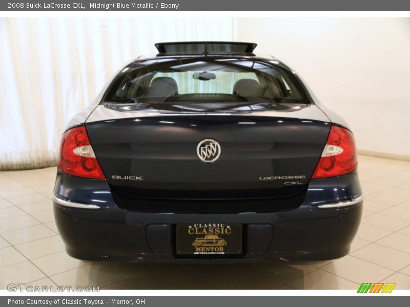 Midnight Blue Metallic / Ebony 2008 Buick LaCrosse CXL