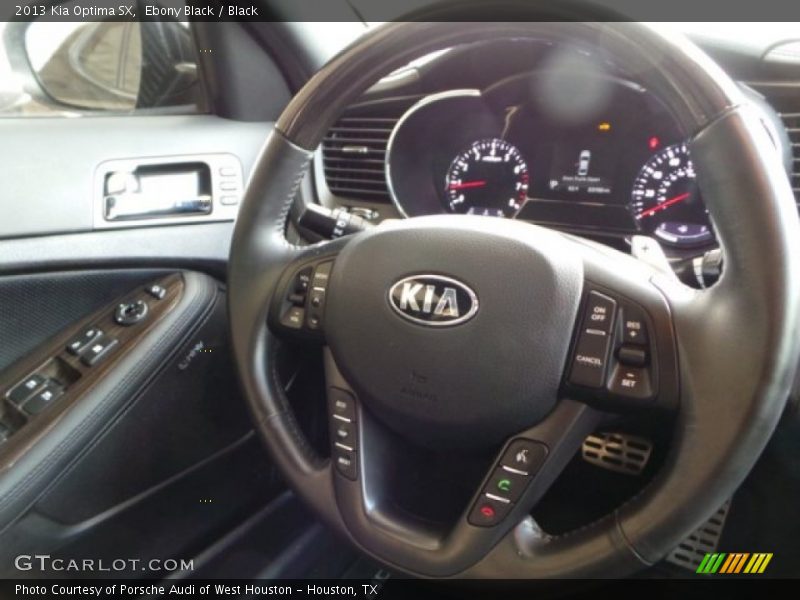 Ebony Black / Black 2013 Kia Optima SX