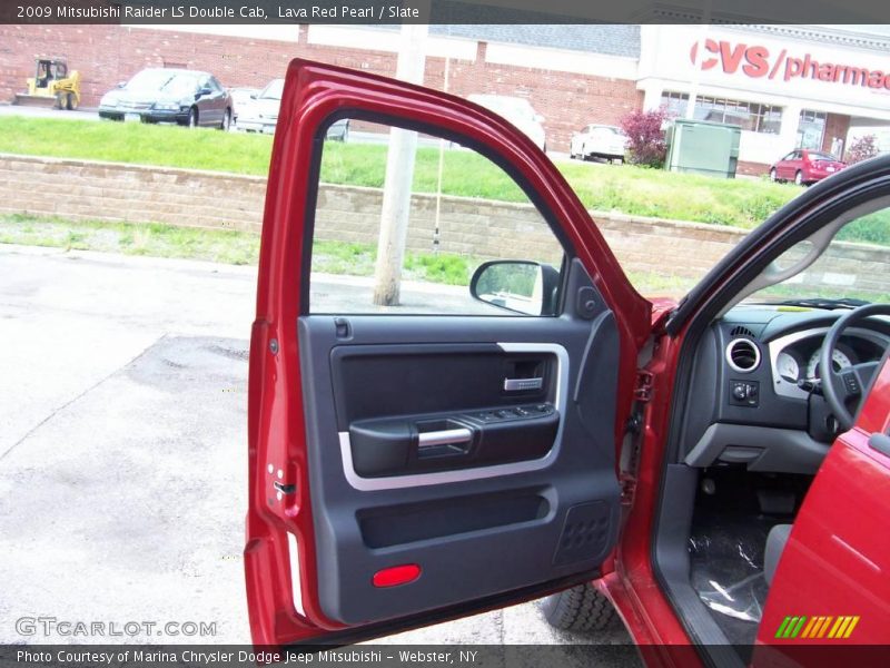 Lava Red Pearl / Slate 2009 Mitsubishi Raider LS Double Cab