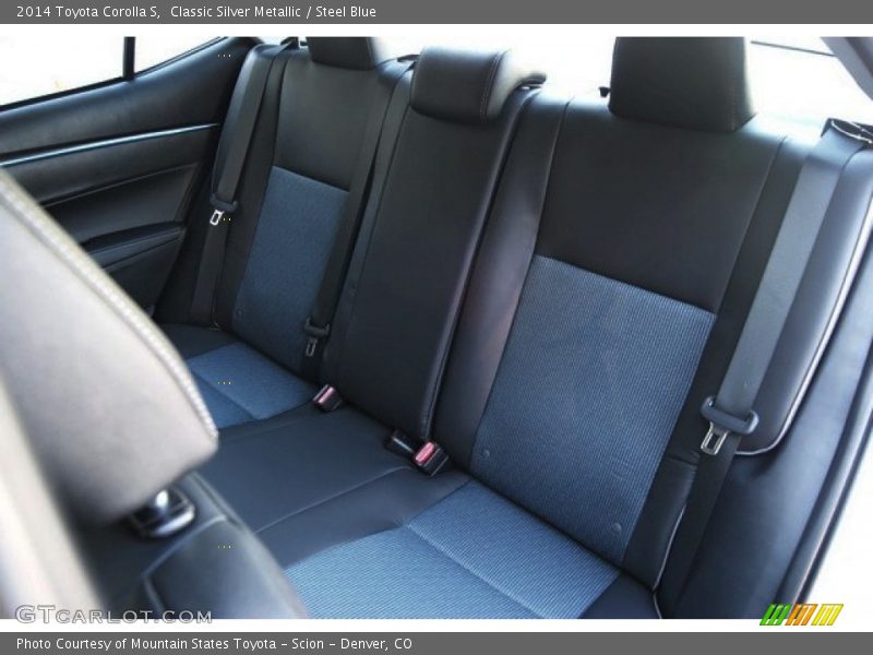 Classic Silver Metallic / Steel Blue 2014 Toyota Corolla S
