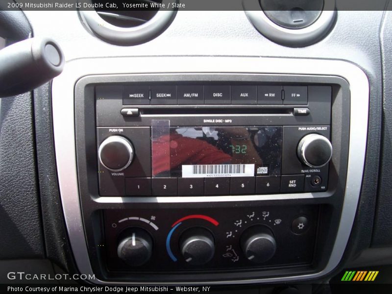 Yosemite White / Slate 2009 Mitsubishi Raider LS Double Cab
