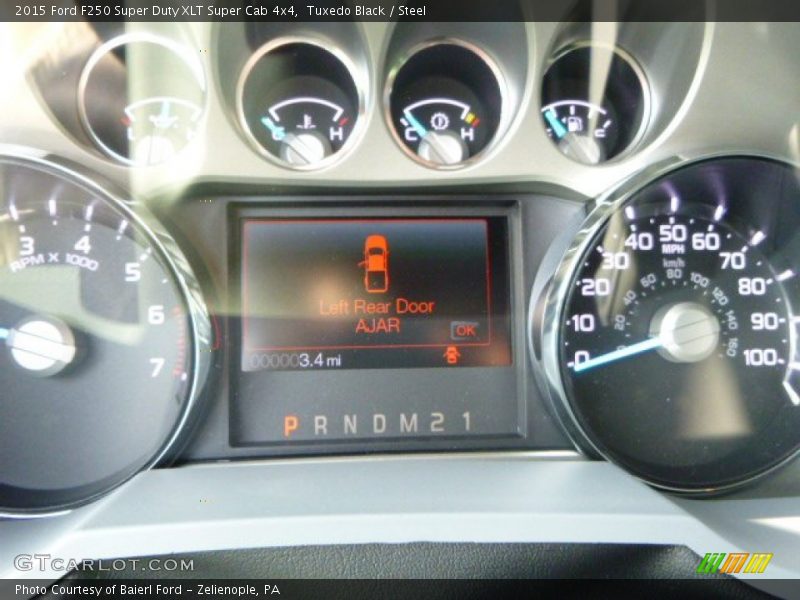 Tuxedo Black / Steel 2015 Ford F250 Super Duty XLT Super Cab 4x4