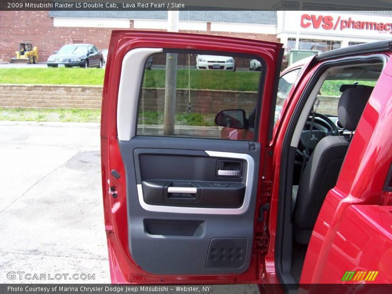 Lava Red Pearl / Slate 2009 Mitsubishi Raider LS Double Cab