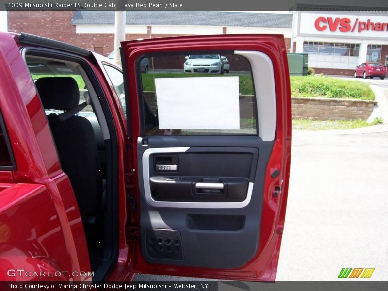 Lava Red Pearl / Slate 2009 Mitsubishi Raider LS Double Cab