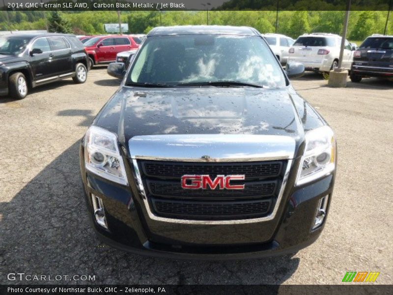 Carbon Black Metallic / Jet Black 2014 GMC Terrain SLE AWD