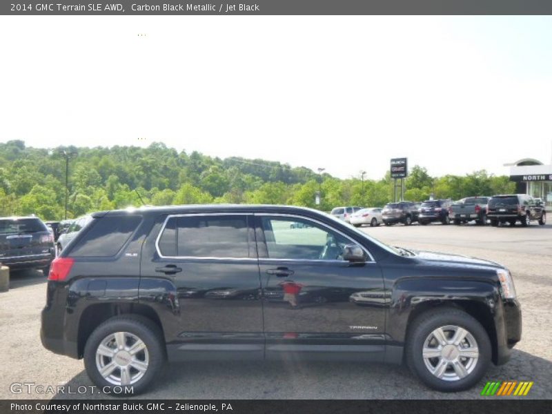 Carbon Black Metallic / Jet Black 2014 GMC Terrain SLE AWD
