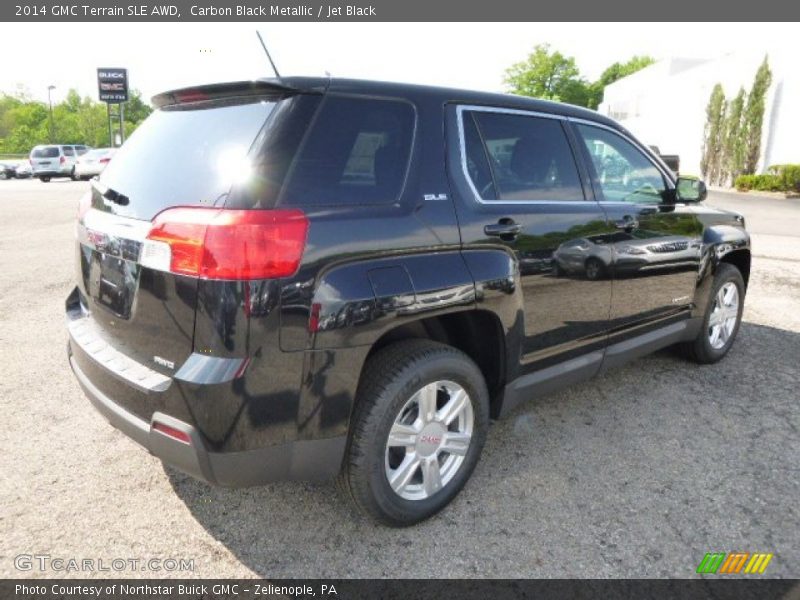 Carbon Black Metallic / Jet Black 2014 GMC Terrain SLE AWD