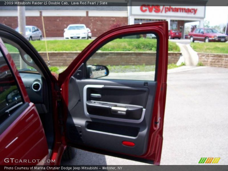 Lava Red Pearl / Slate 2009 Mitsubishi Raider LS Double Cab