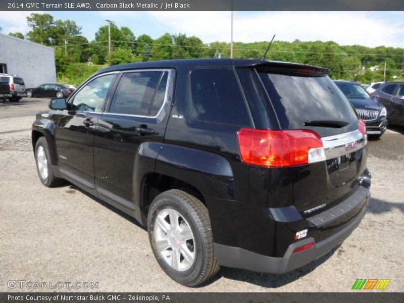 Carbon Black Metallic / Jet Black 2014 GMC Terrain SLE AWD