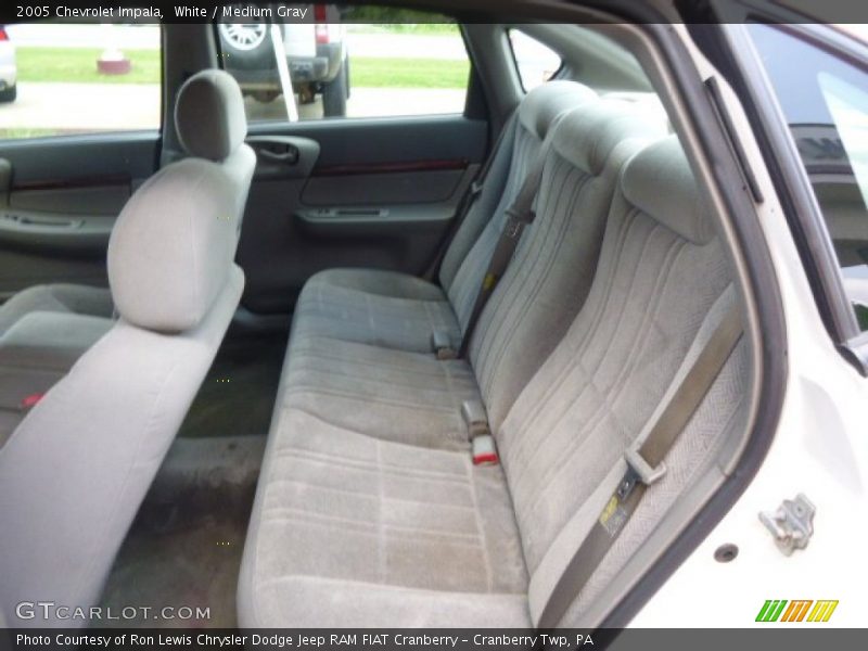 White / Medium Gray 2005 Chevrolet Impala