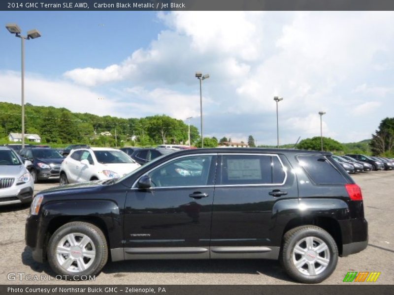 Carbon Black Metallic / Jet Black 2014 GMC Terrain SLE AWD