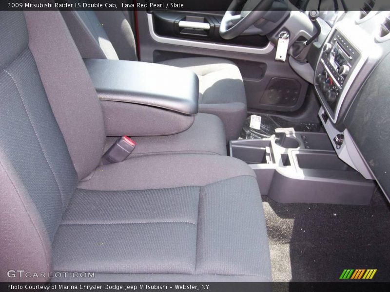 Lava Red Pearl / Slate 2009 Mitsubishi Raider LS Double Cab