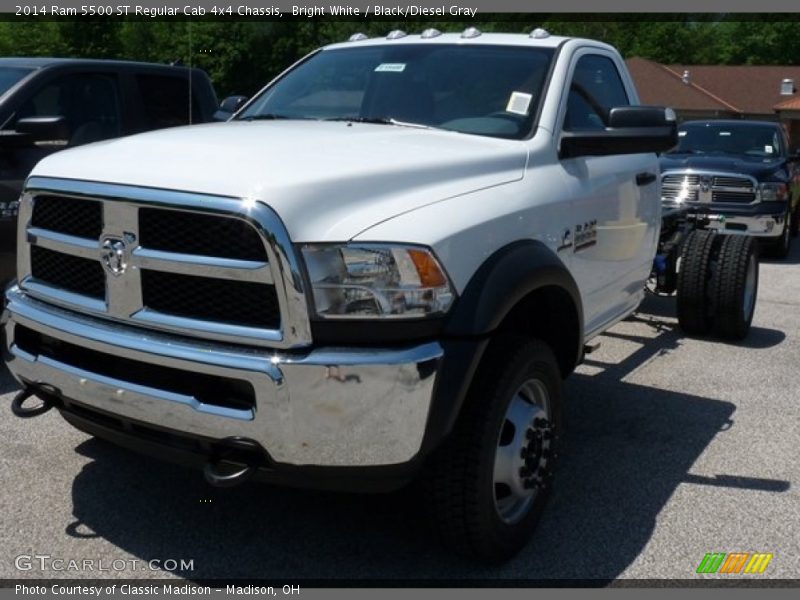 Bright White / Black/Diesel Gray 2014 Ram 5500 ST Regular Cab 4x4 Chassis