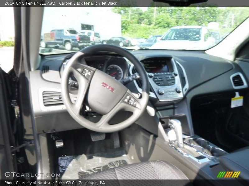 Carbon Black Metallic / Jet Black 2014 GMC Terrain SLE AWD