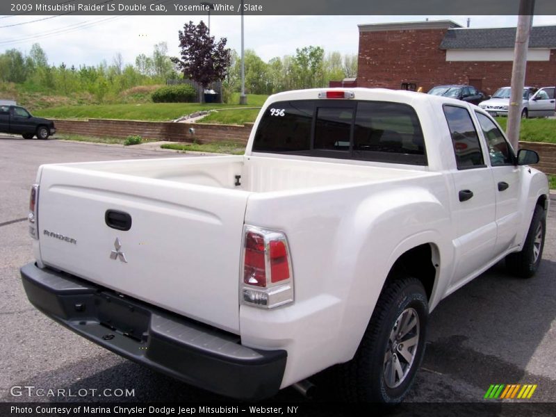 Yosemite White / Slate 2009 Mitsubishi Raider LS Double Cab
