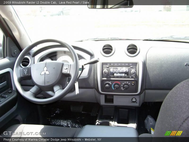 Lava Red Pearl / Slate 2009 Mitsubishi Raider LS Double Cab