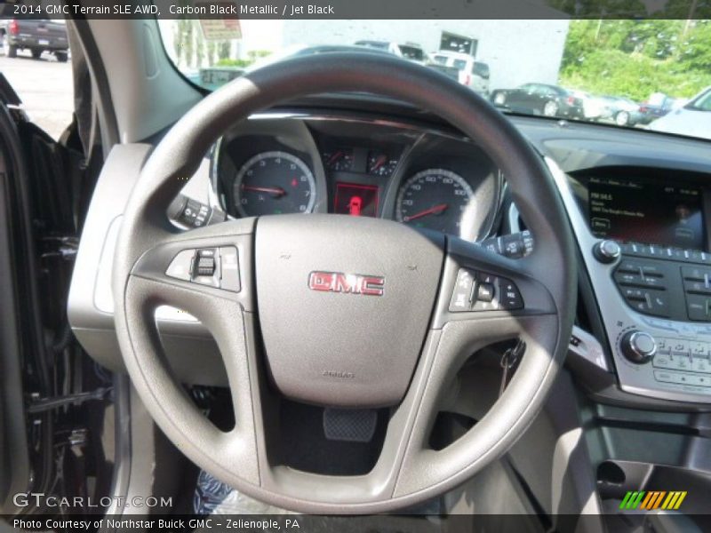 Carbon Black Metallic / Jet Black 2014 GMC Terrain SLE AWD